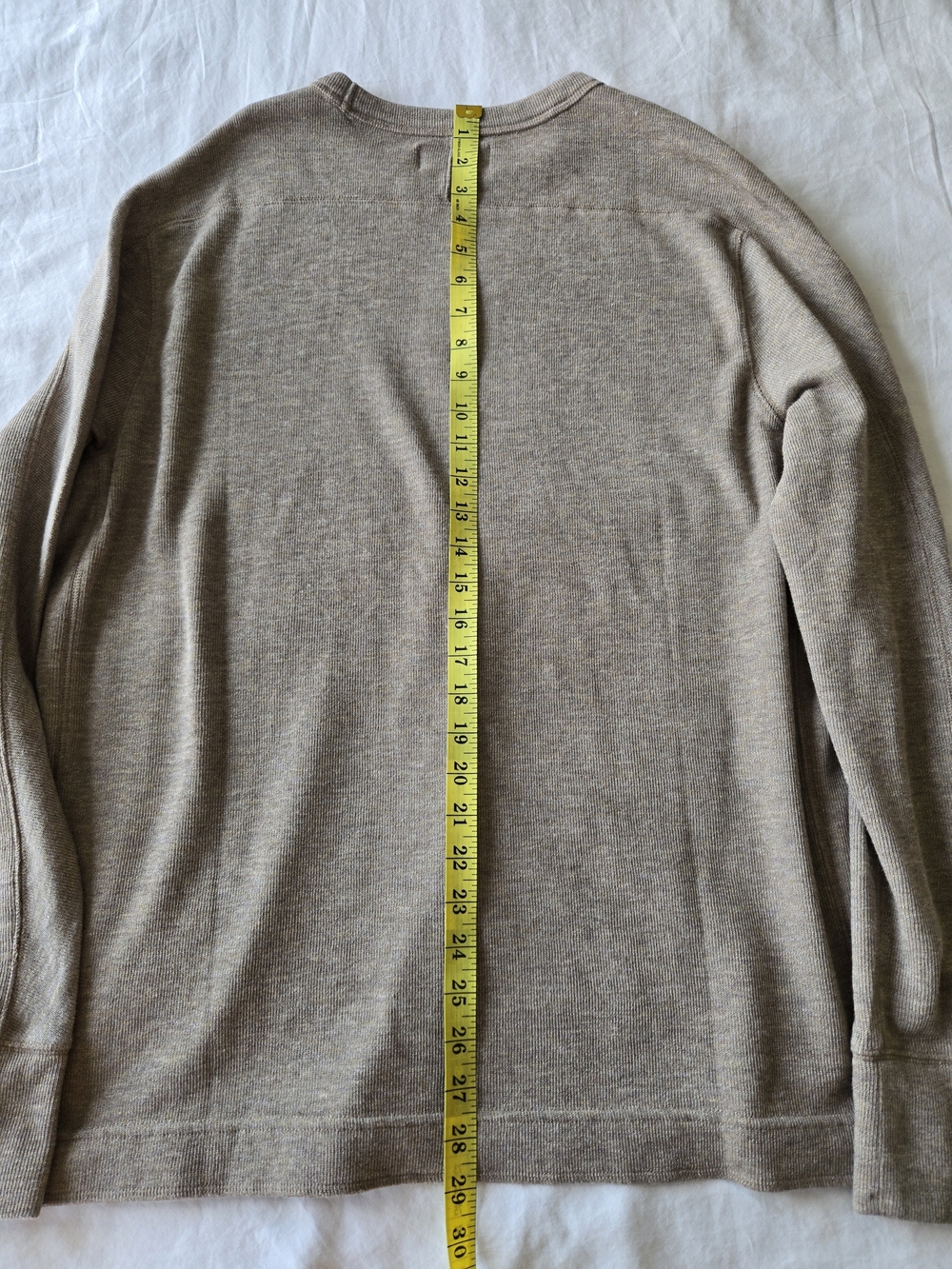 Banana Republic Men's Crewneck Sweater - Taupe Heather, Size L, NWT - Picture 10 of 14